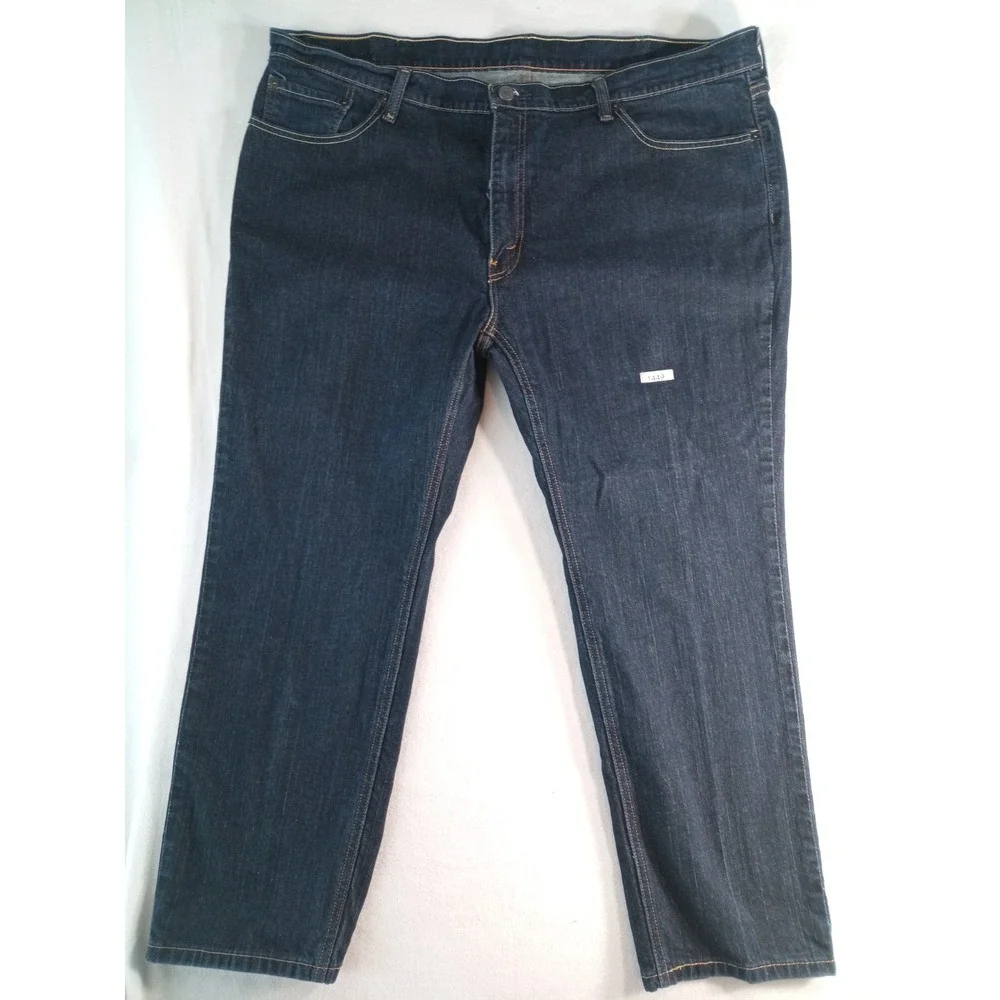 Levi's 541 Athletic Fit Jeans Mens 46x30 Dark Wash Denim Stretch Big Size(P)